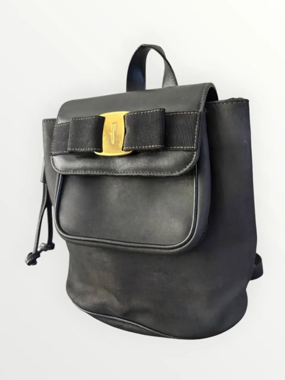 Vintage Ferragamo Vara Bow Backpack